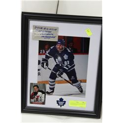 GUARANTEED AUTHENTIC DISPLAY - DOUG GILMOUR