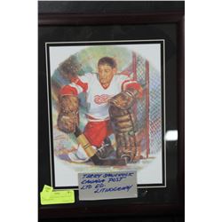 TERRY SAWCHUCK CANADA POST LITHOGRAPH