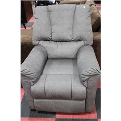 GREY FABRIC SOFA CHAIR