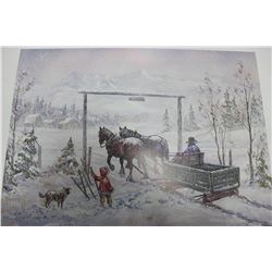 GEORGIA JARVIS THE FINAL GATE LTD ED PRINT 25"x19"