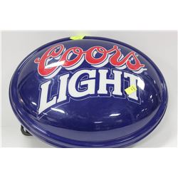 LIGHT-UP COORS LIGHT BEER SIGN