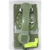Image 1 : VINTAGE OLIVE GREEN ROTARY WALL PHONE