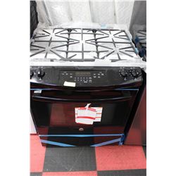 BLACK GE CAFE SLIDE IN GAS STOVE