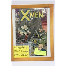 X-MEN #11 1960'S VINTAGE COMIC DISPLAY