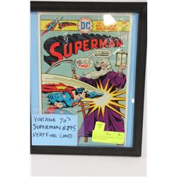 VINTAGE 70'S SUPERMAN #295 VERY FINE CONDITION