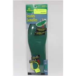 PAIR OF SPENCO GREEN INSOLES