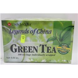 BOX OF 100 GREEN TEA BAGS