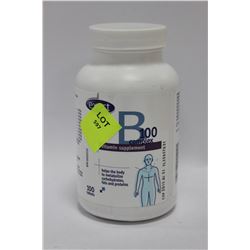 BOTTLE OF VITAMIN B100 TABLETS