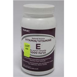 BOTTLE OF 120 VITAMIN E SOFT GELS