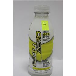 BOTTLE OF GD4U NATURAL SPORT DRINK LEMON-LIME X4