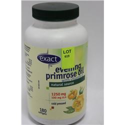 BOTTLE OF 180 EVENING PRIMROSE OIL SOFT GELS