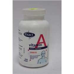 BOTTLE OF 250 VITAMIN A SOFT GELS