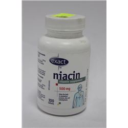 BOTTLE OF 100 NIACINE TABLETS