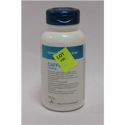 BOTTLE OF 100 GNC CAFFEINE TABLETS
