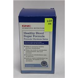 BOTTLE OF 90 GNC HEALTHY BLOOD SUGAR FORMULA