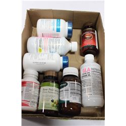 FLAT OF HEALTH VITAMINS/CAPLETS AND SUPPLEMENTS