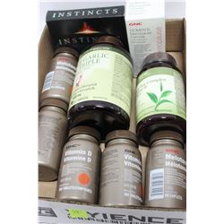FLAT OF HEALTH VITAMINS/CAPLETS AND SUPPLEMENTS