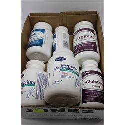 FLAT OF HEALTH VITAMINS/CAPLETS AND SUPPLEMENTS
