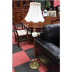 ESTATE MILK GLASS HOBNAIL FLOOR LAMP