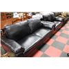 Image 4 : NEW BLACK LEATHERETTE SOFA W LOVE SEAT