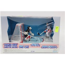 WAYNE GRETZKY(RANGERS) AND DOMINIK HASEK(SABRES)