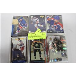 25 WAYNE GRETZKY HOCKEY CARDS X6