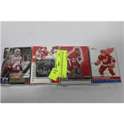 25 STEVE YZERMAN HOCKEY CARDS X4