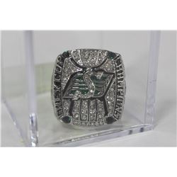 2013 SASKATCHEWAN ROUGHRIDERS GREY CUP RING