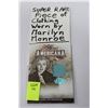Image 1 : PIECE OF CLOTHING IN CARD  WORN BY MARILYN MONROE