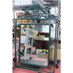 WROUGHT IRON SHOW HOME MIRROR 33"x53"