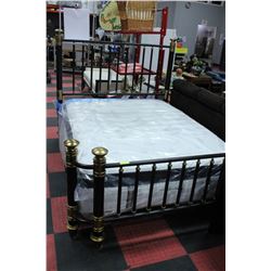 ESTATE METAL QU SIZE BEDFRAME