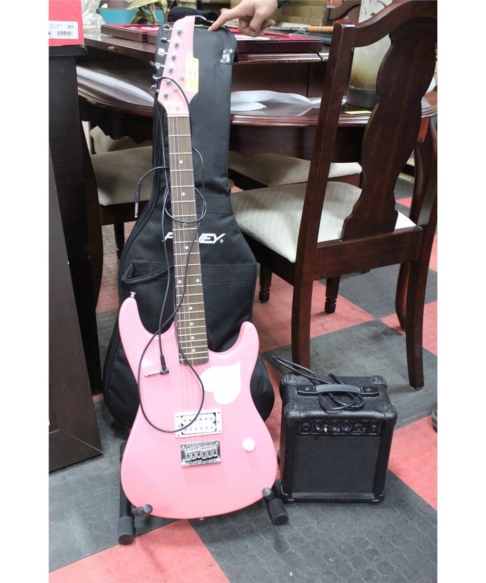 PINK ROCKER RG80S-PH GUITAR SOLD WITH BURSWOOD