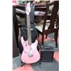 Image 1 : PINK ROCKER RG80S-PH GUITAR SOLD WITH BURSWOOD