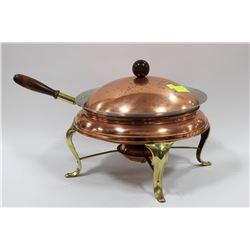 COPPER FOOD WARMER