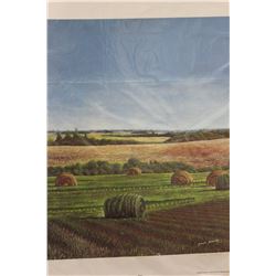 BALES BY SERUIAN JARAVILLO 215/750 SIGNED PRINT