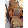 Image 1 : 2 WOOD ARMCHAIRS SOLD WITH SIDECHAIR