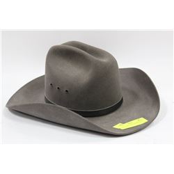 STETSON GENUINE LEATHER HAT SIZE:7 1/8