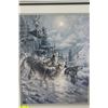 Image 1 : WOLF PRINT SIGNED BY ARTIST - LARRY FANNING