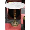 Image 1 : BRASS & GRANITE END TABLE