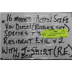 BUNDLE OF 15 ADVENTURE SCI-FI DVD'S INCLUDES