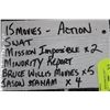 Image 1 : BUNDLE OF 15 ACTION DVD'S