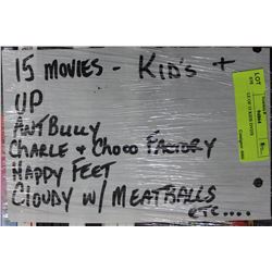 BUNDLE OF 15 KIDS DVD'S
