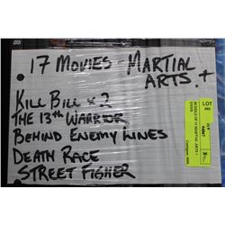 BUNDLE OF 15 MARTIAL ARTS + DVD'S