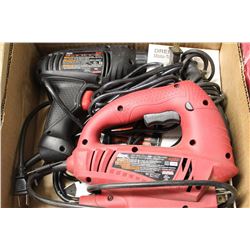 BOX OF POWER TOOLS