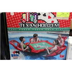 TEXAS HOLD'EM POOL POKER TABLE SET