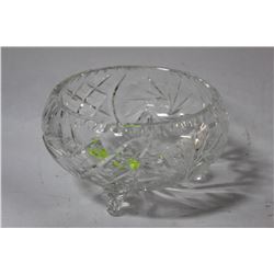 CRYSTAL FOOTED DISH