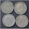 Image 2 : GB Shillings 1817, 1827, 1879, 1907 VG to Fine
