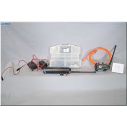 Tray Lot : Tri - Tronics Mod 200/ LR II  Electronic Dog Training Collar w/access.
