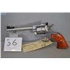 Image 2 : Ruger Mod Single - Ten .22 LR Cal 10 shot Revolver w/ 140 mm bbl [ stainless finish, w/ glo thur sig