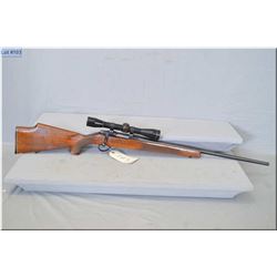 Sako Mod A1 .222 cal bolt action Rifle w/ 24" bbl [ blued finish, no sights, integral bases, fitted 